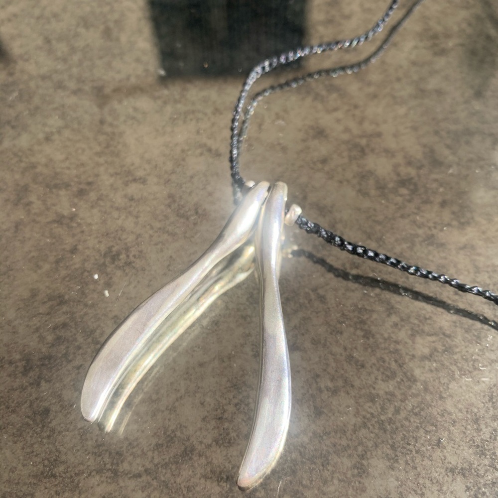 Jill Platner Wishbone Necklace NEW
